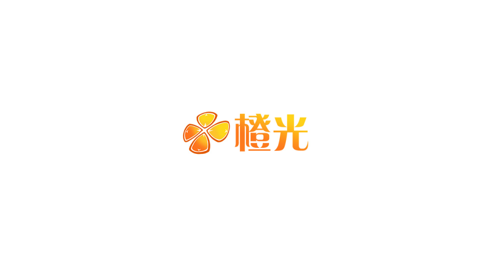 当我们设置logo的时候,请使用带有橙光四叶草标志和橙光两个字的白底